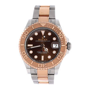 Rolex 37 Oyster Perpetual Yacht-Master Chocolate Brown Automatic Watch